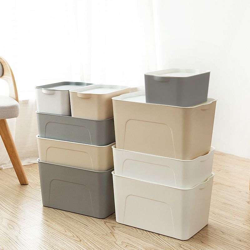 2018 Strong Load Bearing Plastic Storage Containers Toy Clothes Bin Cartoon Moving Bo With Cover