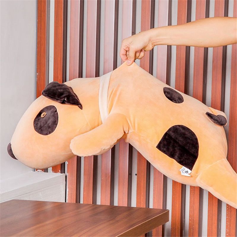 lying dog soft toy