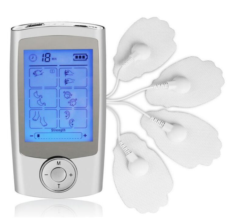 16 Modes Electronic Pulse Massager Pain Relief TENS Unit Machine Muscle