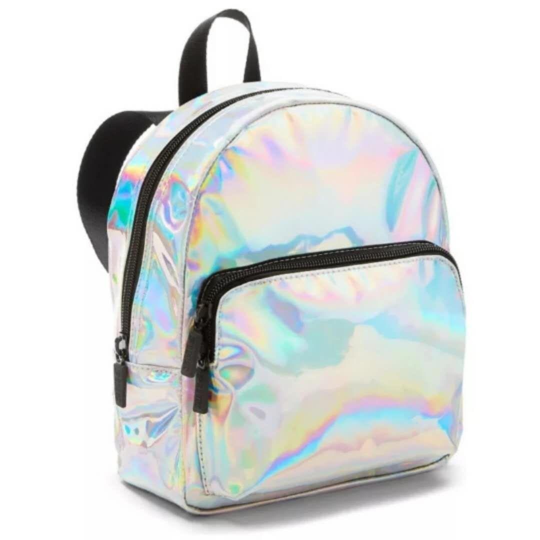 PINK Laser Mini Leisure Backpack, Shoulder Bag, Suede Shoulder Bag Girl ...