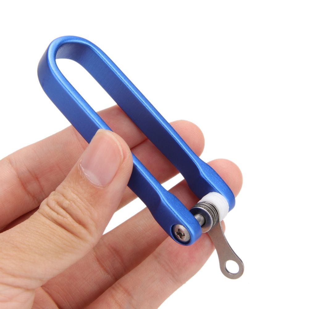 7.8*2.8*1CM Outdoor Mini Tools EDC GEAR Aluminum Hard Oxide Key Holder Clip Keys Organizer Folder Smart Keychain Camping Hiking Travel Kit