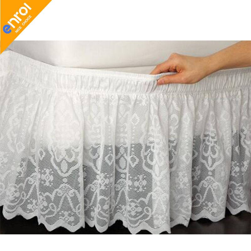 Wrap Around Elastic Bed Skirt Without Surface Twin Full Queen Wrap Around Elastic Bed Skirt Without Surface Twin Full Queen King Size Of American 37cm Height Tailored Bedskirt From Sophine09