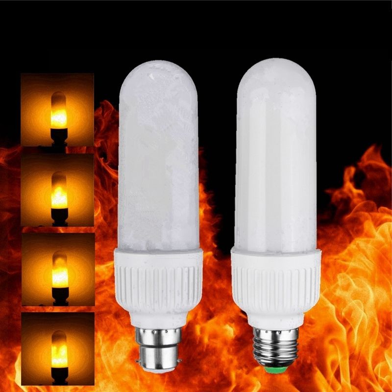 New Year Decor 2835 Smd Led Lamp Bulb E27 B22 5w Flame Fire New Year Decor 2835 Smd Led Lamp Bulb E27 B22 5w Flame Fire Flickering Effect Light Chandelier Lighting Ac110v 220v Bulbs Review