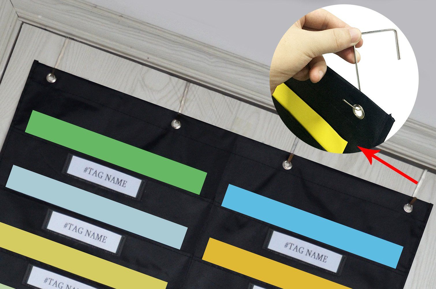 Compre Organizador De Archivos Colgante De La Puerta Carpeta De