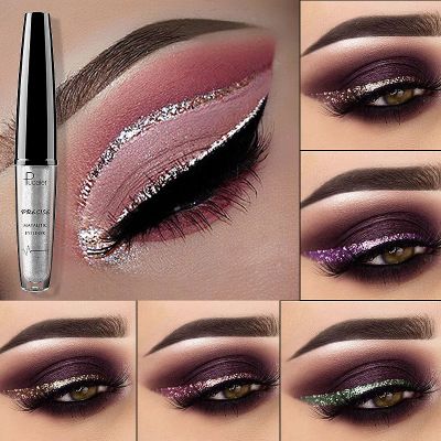 Liquid Eyeliner Is Shining Stage Makeup Special Pudaier Metal Liquid