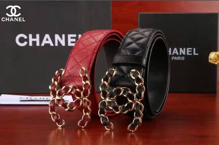 designer belts red