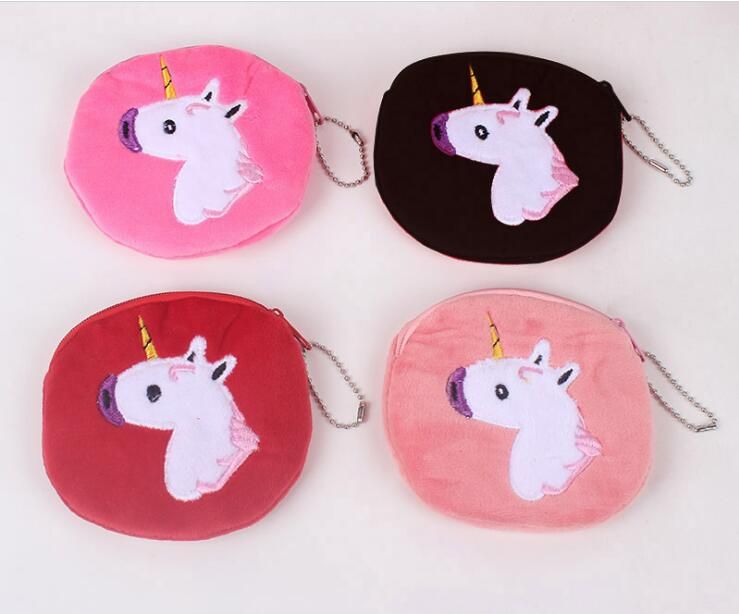 round unicorn plush