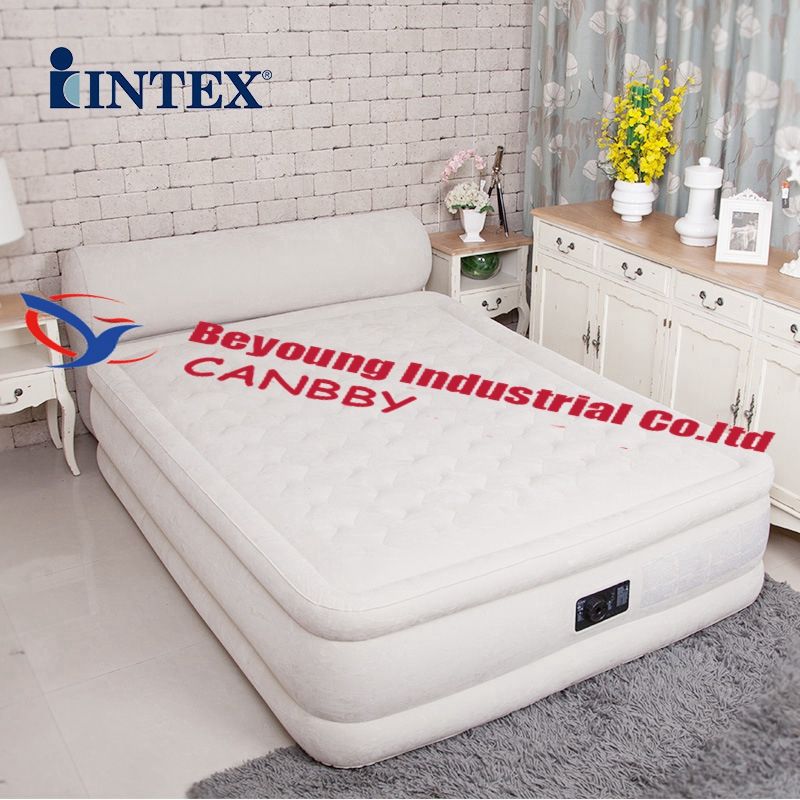 Intex Queen Dura Beam Ultra Plush Airbed Deluxe Inflatable Bed Intex Queen Dura Beam Ultra Plush Airbed Deluxe Inflatable Bed Mattress With Headboard Built In Electric Pump Ac220 240 Patio Furniture Sunbrella