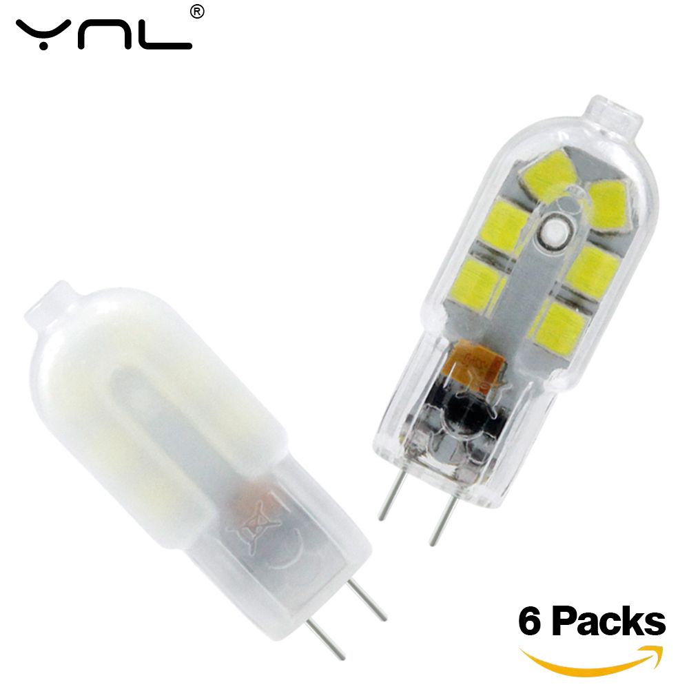 Lot Smd Transparent Couverture Laiteuse Degré G4 Lustre 6pcs Lampada Dc 12v Led 360 220v 2835 Lights Ampoule Ca Lampe 2w 5RqLj34A