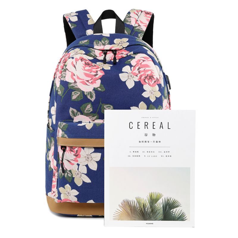flower bookbags