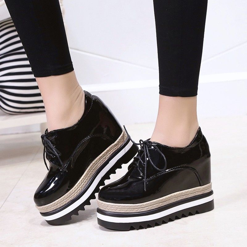 high heel wedge sneakers