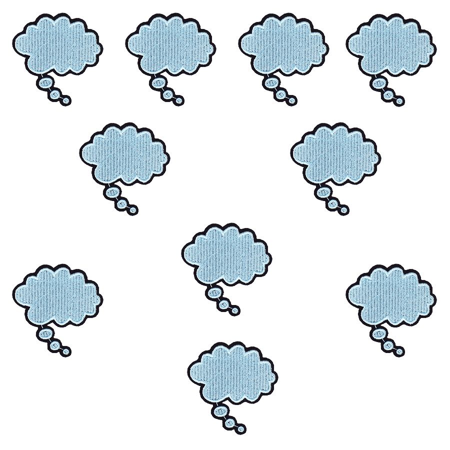 2020 blue clouds patches stripe sewing embroidery clothing for shoe 2020 blue clouds patches stripe sewing embroidery clothing for shoe