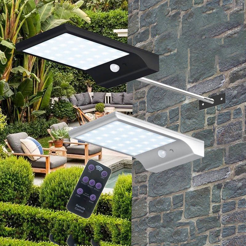 Tamproad 48led Solar Lamp Remote Control Dimmable Light Tamproad 48led Solar Lamp Remote Control Dimmable Light Sensor Lights Outdoor Patio Lighting Home Street C18111301