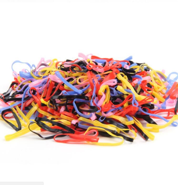 Wholesale High Elastic Rubber Band Hair Rings Hair Ropes Rings Hair