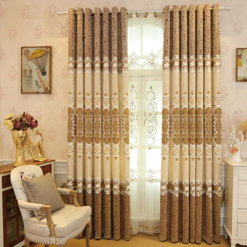 2019 Shading Custom Curtains Living Room Bedroom European Thickening 2019 Shading Custom Curtains Living Room Bedroom European Thickening Floor To Ceiling High End Finished Curtain Fabric From Hezekiah 23 22 Dhgate Com