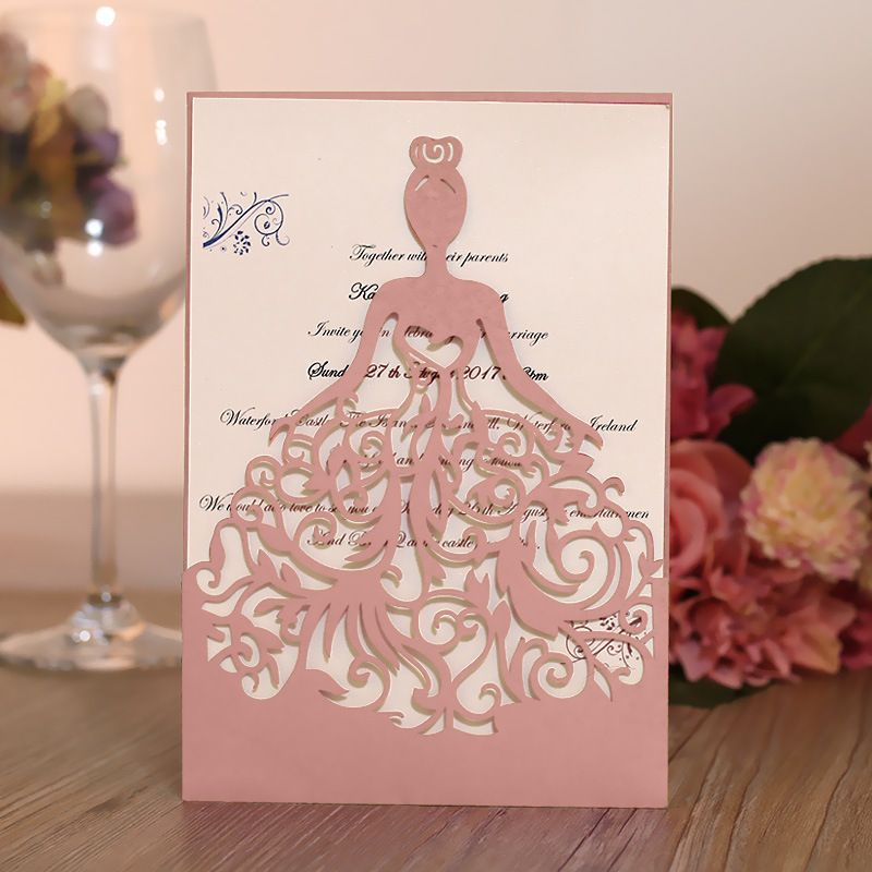 Wedding Ceremony Invitation Card Hollow Out Business Invitations