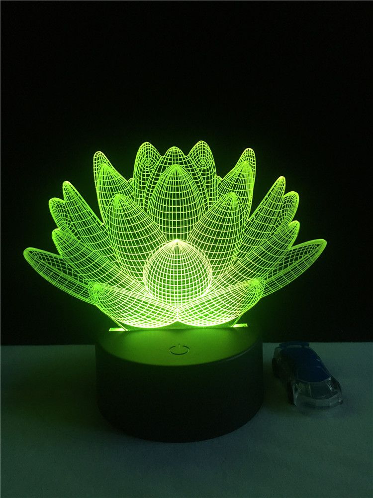 2018 New Usb Led Night Light Lotus Flower 3d Holiday Desk Lamp 2018 New Usb Led Night Light Lotus Flower 3d Holiday Desk Lamp Switch Lantern Touch Laser Para Gift Decoration From Artlighting228