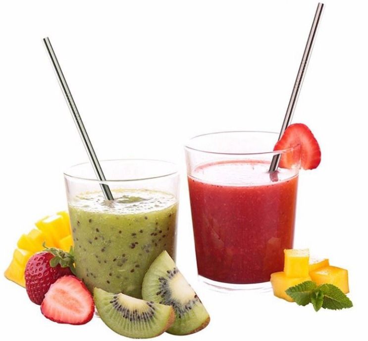 Drinking Straws Eco Friendly Straight Metal Drinking Straw Stainless