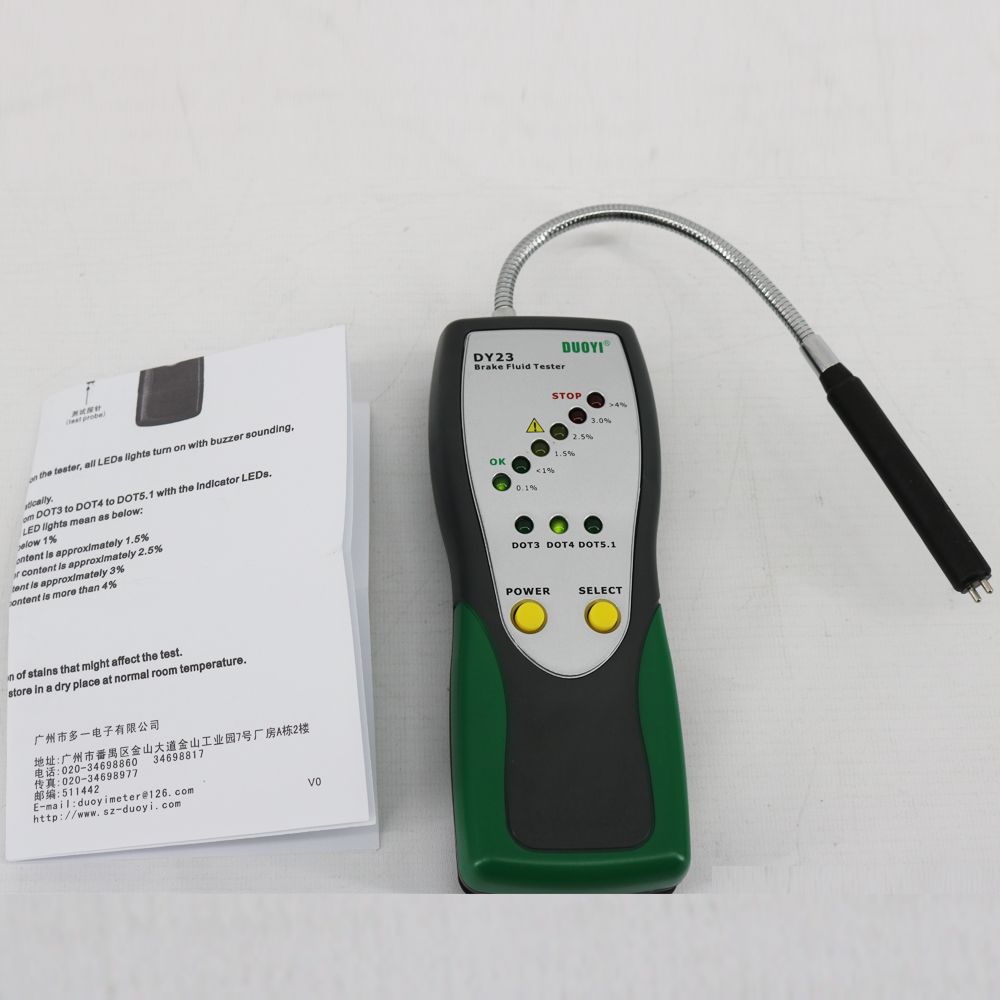 Green Dy23 Medidor De Líquido De Frenos Digital Green Dy23 Medidor De Líquido De Frenos Digital