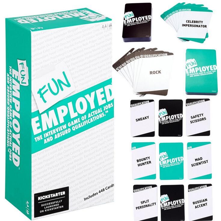 exploding funemployed funny work anti human card similar board games
