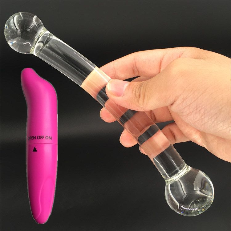 Female anal sex toys in use