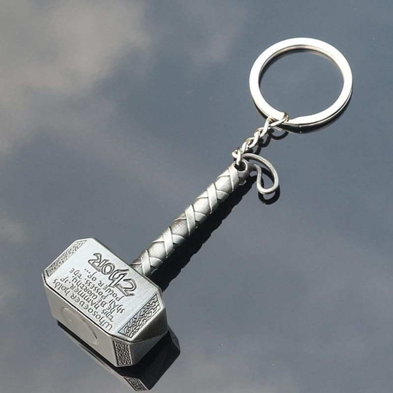 Avengers MARVEL Thor/'s Hammer Mjolnir Metal Keyring Schlüsselanhänger SEMIC