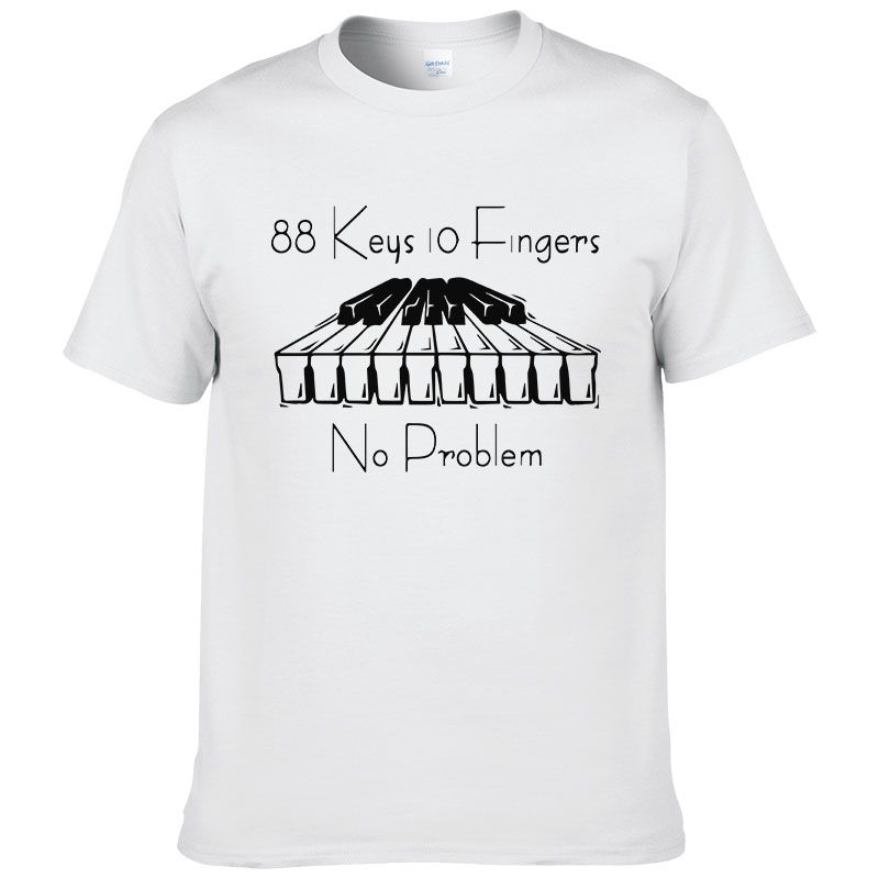 piano 88 keys 10 fingers no problem t shirt fashion creative t shirt creative t shirt design ideas