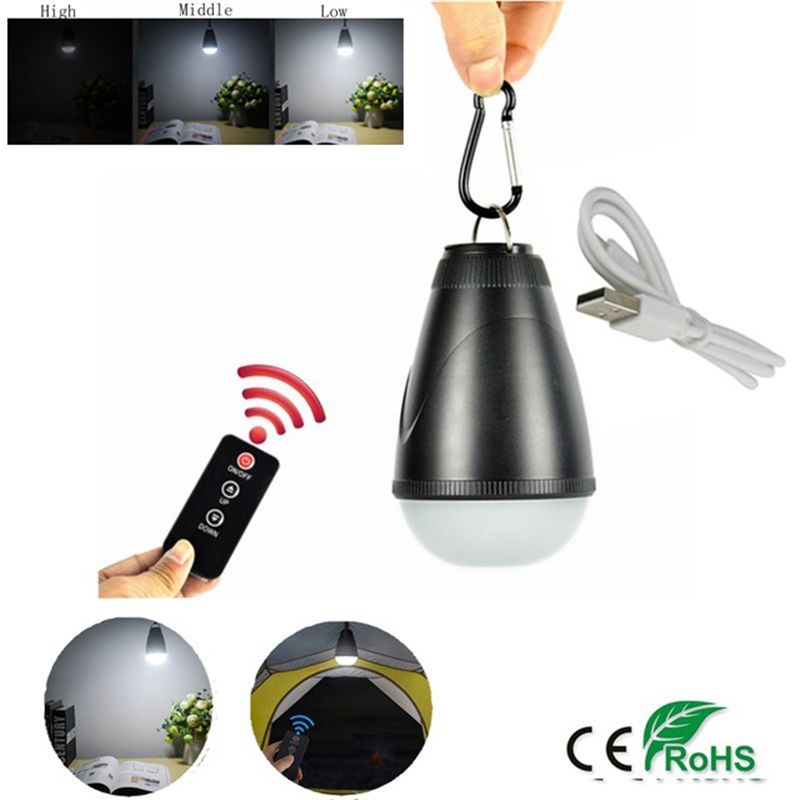 Portable 12 Led Camping Lantern Usb Rechargeable 3 Mode Dimming With Remote Control Tent Light Ip65 Indoor Outdoor Lighting