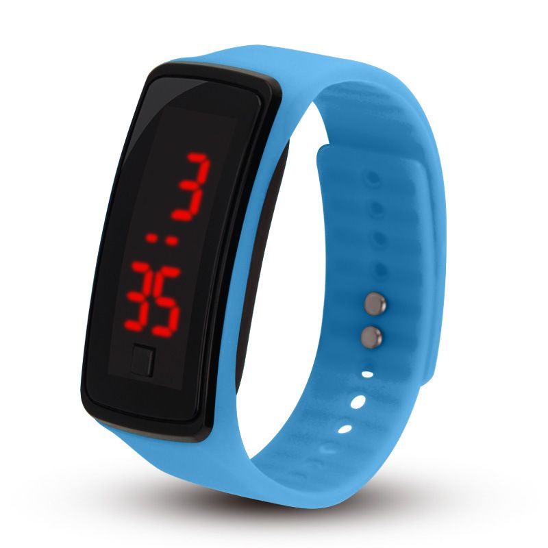 led strap watch