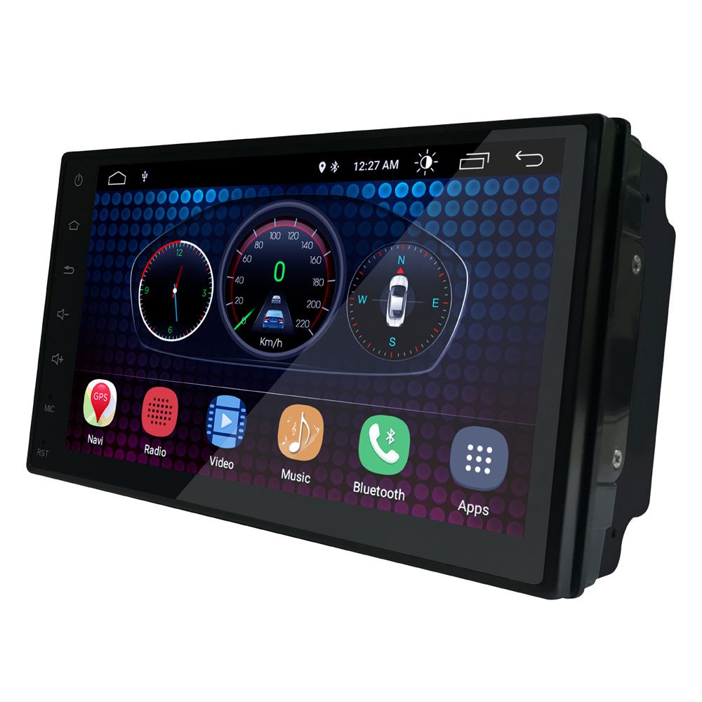 7 Inch Android 6.0 Universal Head Unit 1024*600 Android Car GPS