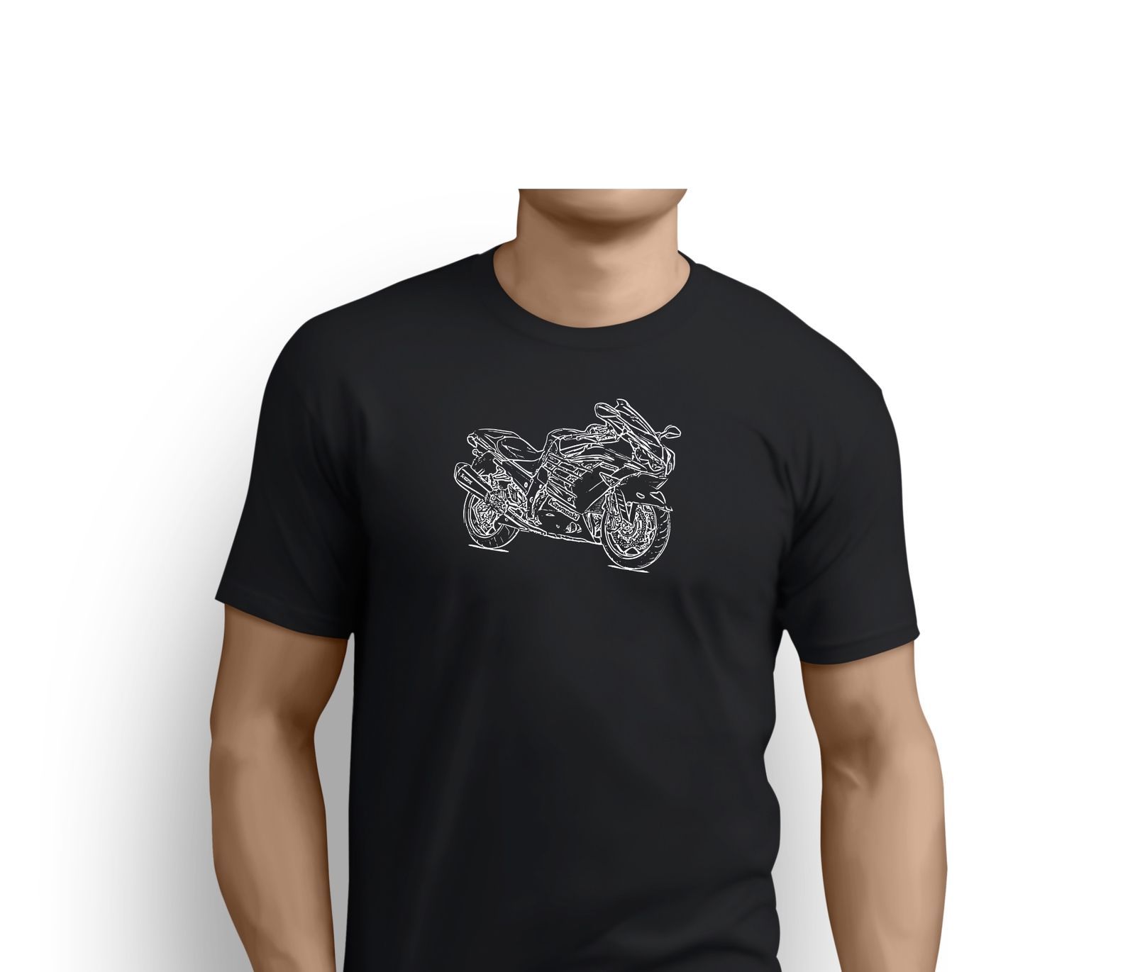 Kawasaki ZZR 1400 2013 Inspired Motorcycle Art Men’s T Shirt Offensive ...