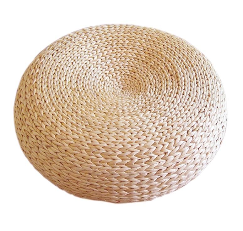 2019 Handmade Eco Friendly Breathable Padded Knitted Straw Floor