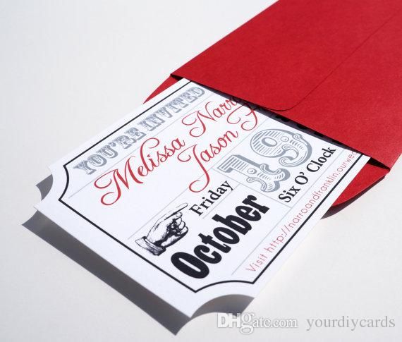 Factory Direct Salenewest Wedding Invites Die Cut Old Hollywood