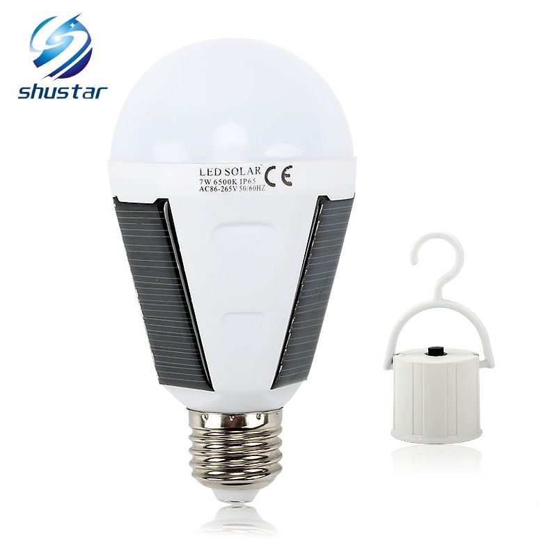 2018 Led Solar Lamp 7w 12w Outdoor Bulb Ac85 265v Illas E27 2018 Led Solar Lamp 7w 12w Outdoor Bulb Ac85 265v Illas E27 Rechargeable Ip65 Camping Emergency Lighting From Leeu 2 37 Dhgate
