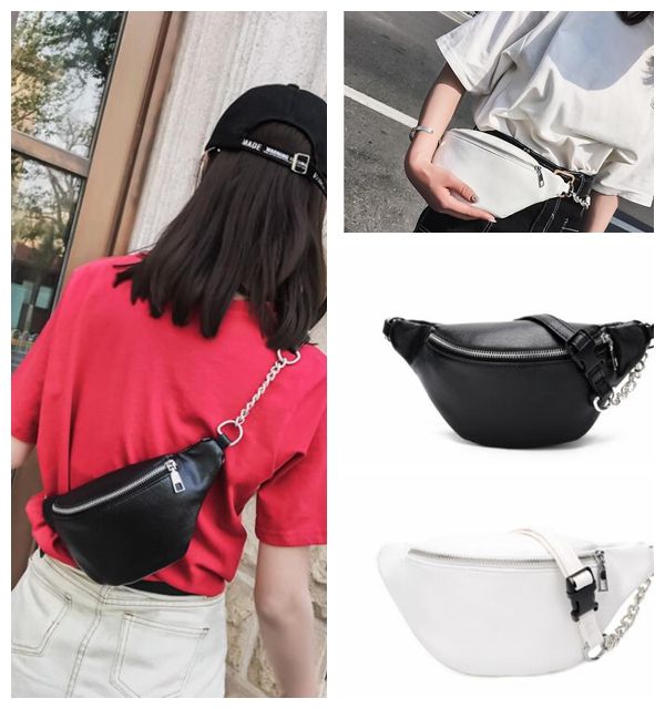 fanny pack with chain strap