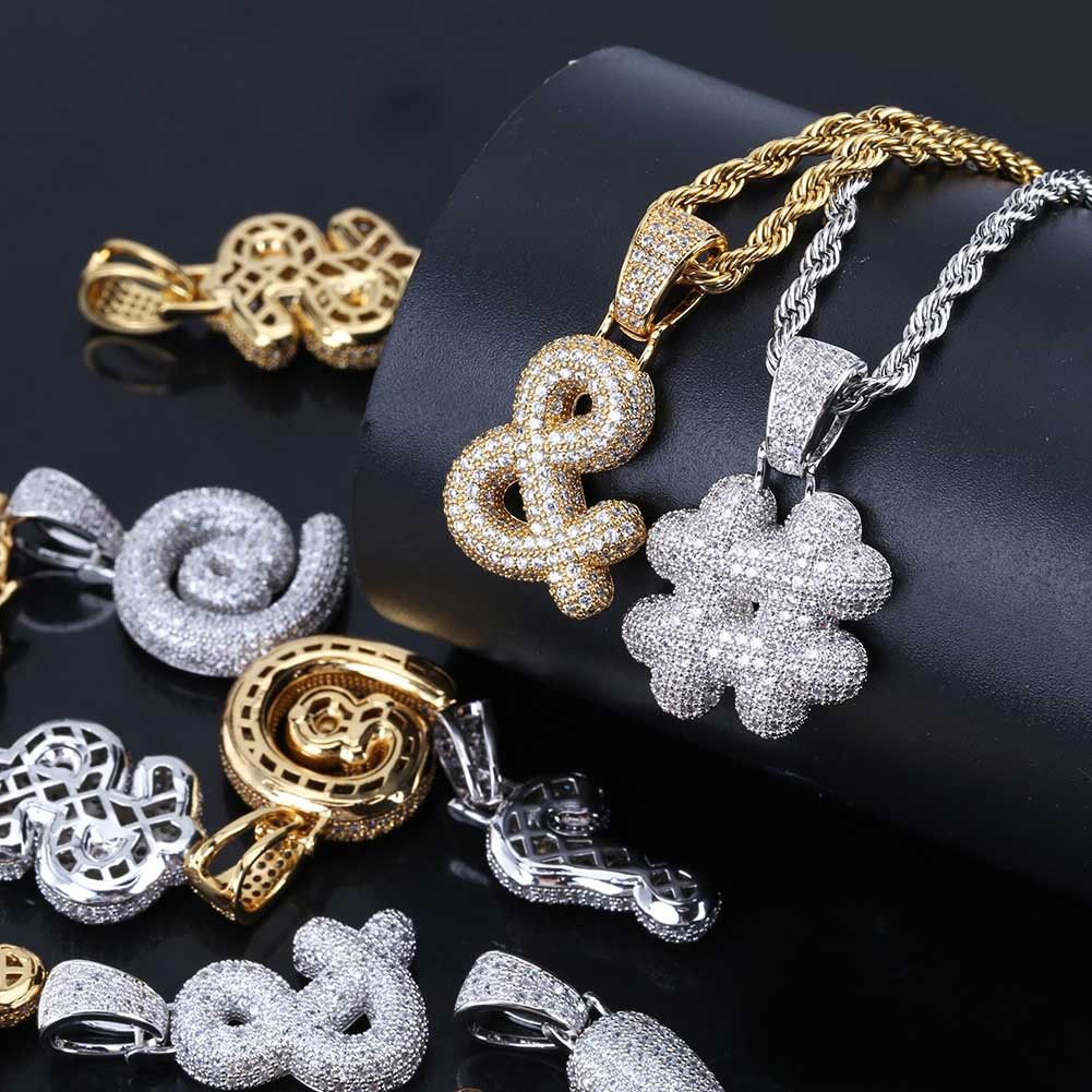 Wholesale Mens Necklace Hip Hop Jewelry Zircon Iced Out Chains Vintage