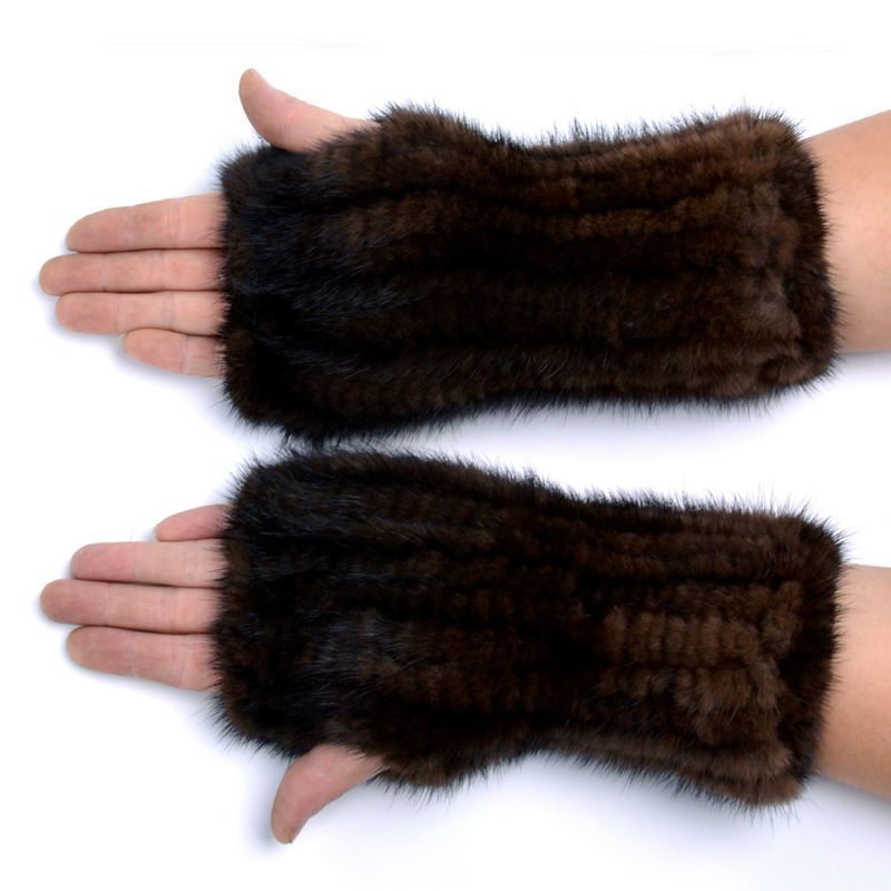 Winter Mink Fur Gloves For Women High Real 2018 New Mens Slim Fur Best Leather Winter Slipper