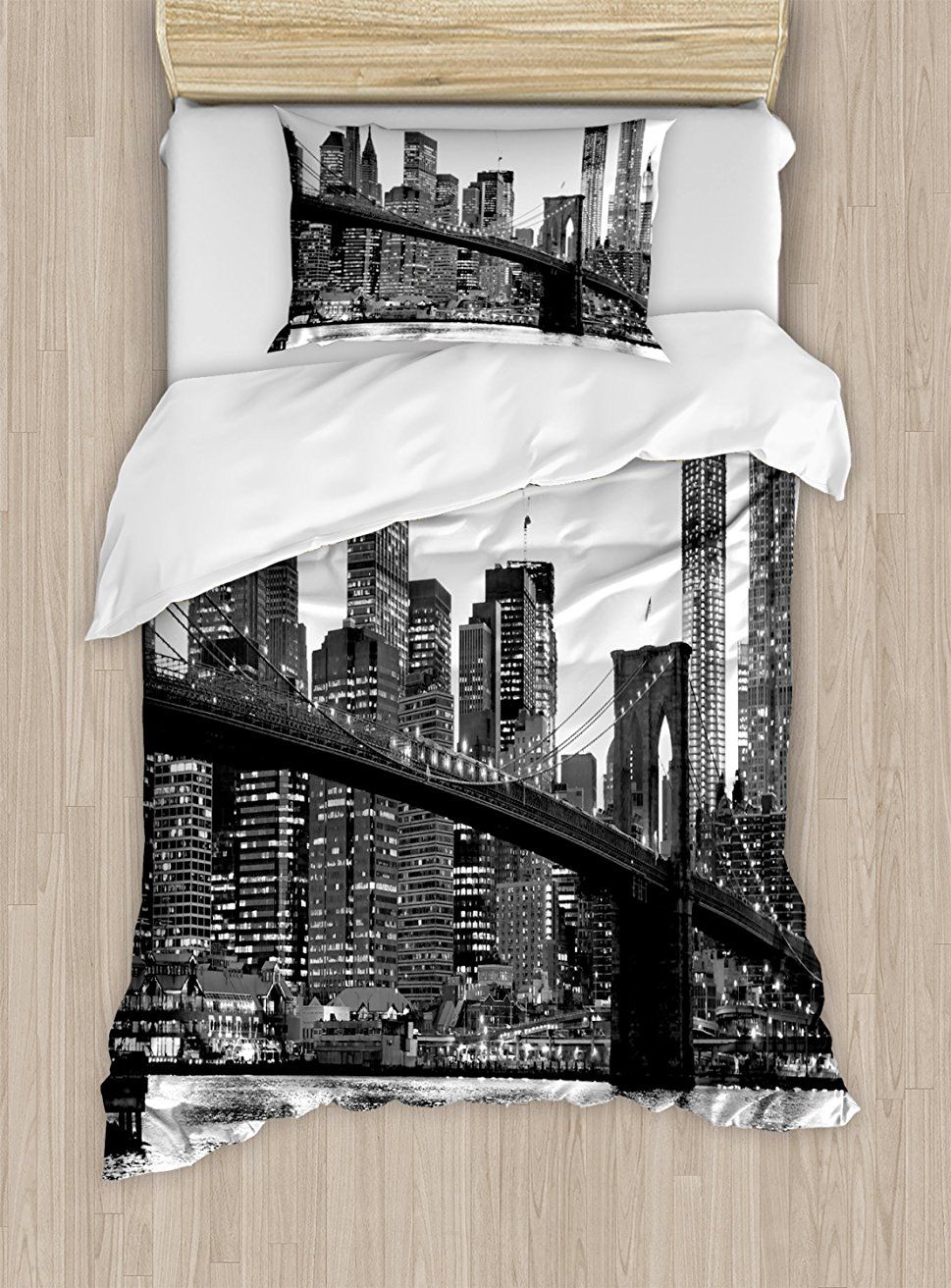 Duvet Cover Set Brooklyn Bridge Sunset With Manhattan American New Duvet Cover Set Brooklyn Bridge Sunset With Manhattan American New York City Famous Town Image Bedding Sets Quilt Covers From Bdgarden