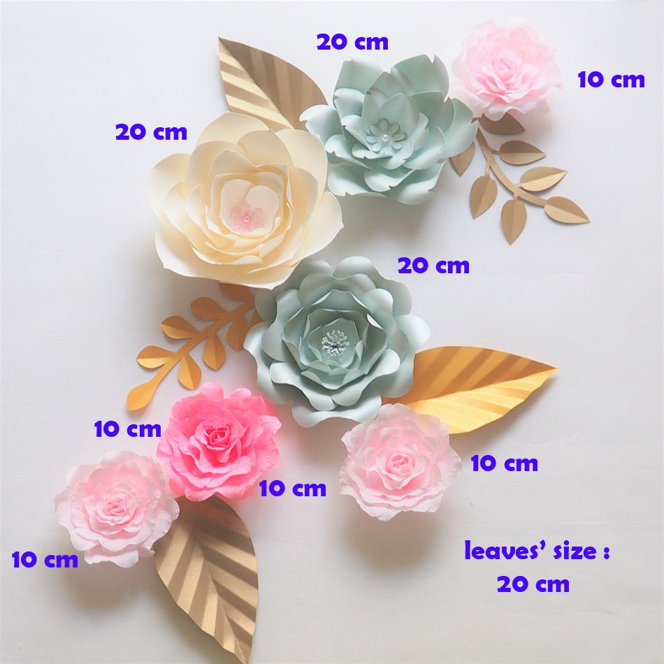 giant paper flowers backdrop artificial handmade crepe paper rose 5 giant paper flower