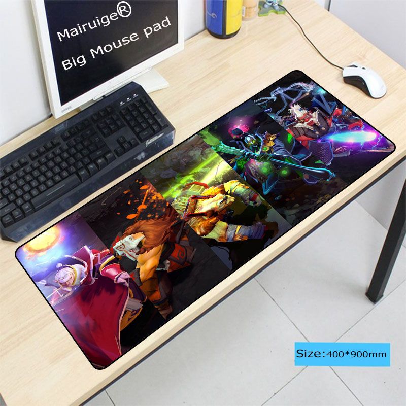 Mairuige Dota2 Free Large Gaming Mouse Pad Big Locking Edge Keyboard Desk Mousepad Mat Gamer Anti Slip Rug For Cs Go