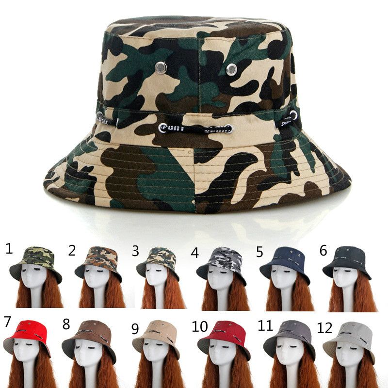 boys camouflage bucket hat