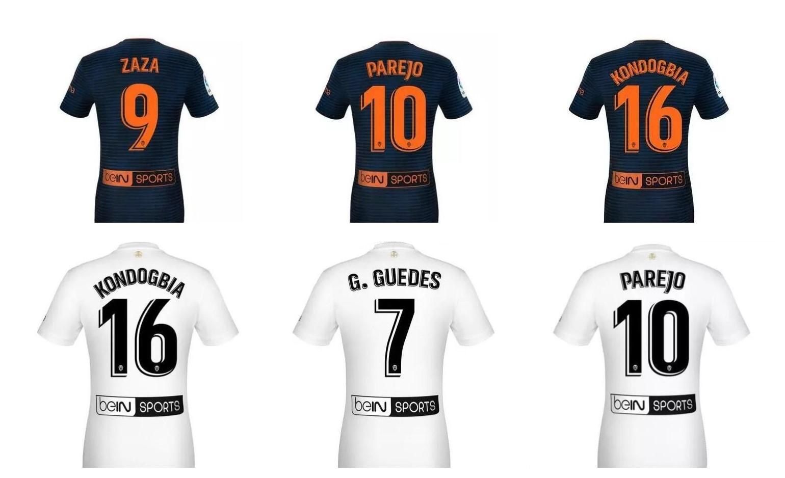 Maillot Domicile Valencia CF Kondogbia Maillot Domicile Valencia CF Kondogbia