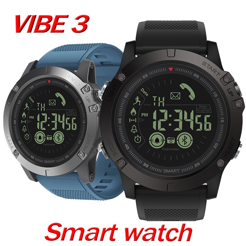 Smar Twatch VIBE 3 Flagship Rugged Smartwatch 33 Month Standby Time 24h All Weather Monitoring
