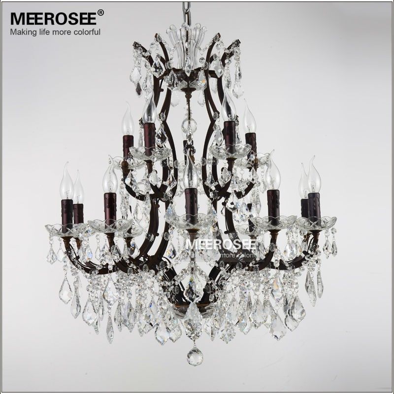 Vintage Crystal Chandelier Lighting Loft Light Vintage Crystal Chandelier Lighting Loft Light Retro Rustic Hanging Ligts Fixture Suspension Drop Lamp For Home Decor Pendant Shade