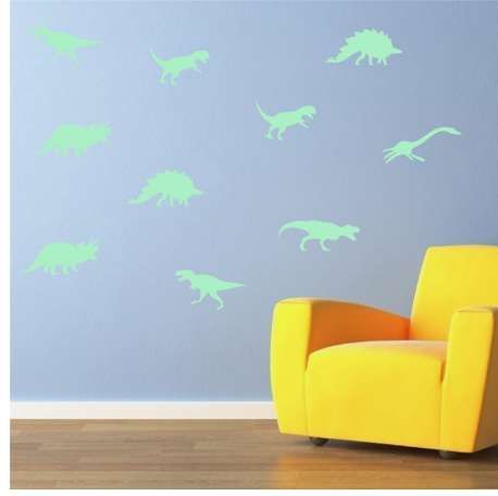 fluorescent wall stickers kids room decoration plastic glow in the
