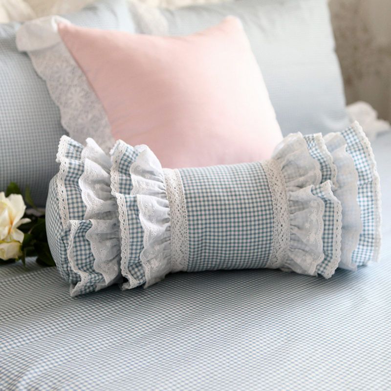 New Classic Blue Plaid Decorative Pillow European Style Embroidered Magnificent Decorative Pillow Forms New Classic Blue Plaid Decorative Pillow European Style Embroidered Magnificent Decorative Pillow Forms