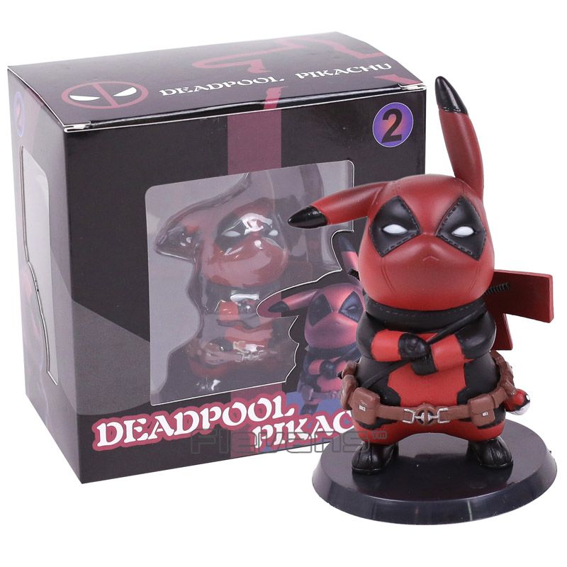 Deadpool Captain America Pikachu Mini Pvc Action Figure Collectible - cheap cute unicorn toy best toy blow