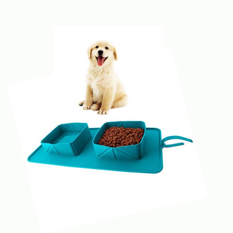 2021 Collapsible Dog Bowl Food Grade Silicone BPA Free Foldable