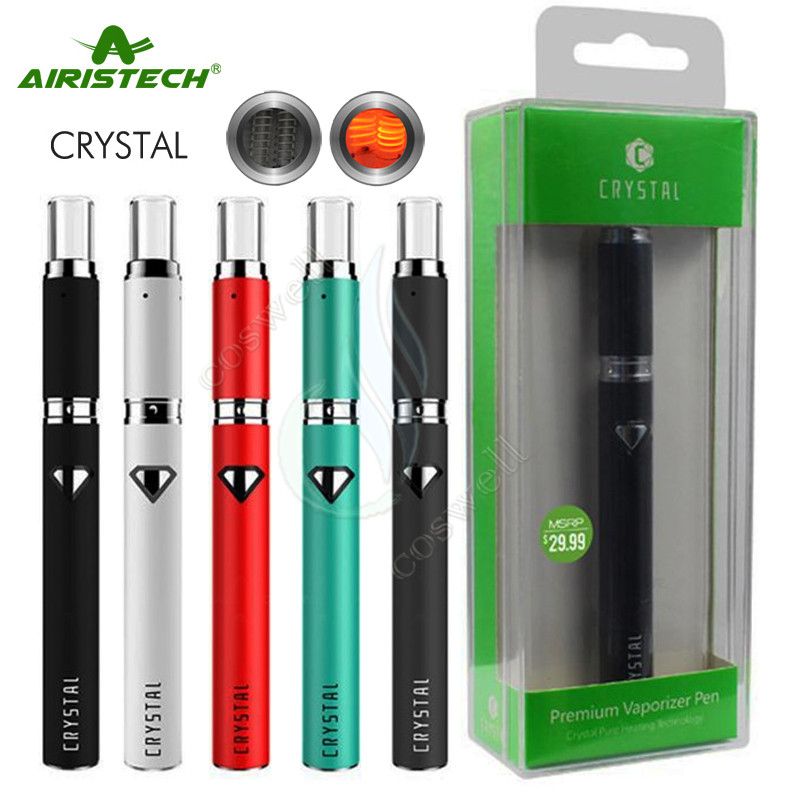 Airistech Crystal Wax Vape Pen Airis Dual Quatz Coils 500mAh
