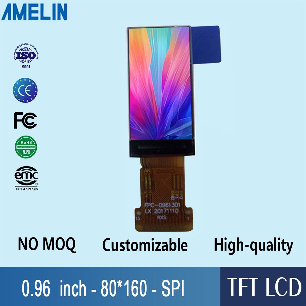 2021 0.96 Inch 80*160 Small Tft Lcd Module Display With IPS Viewing
